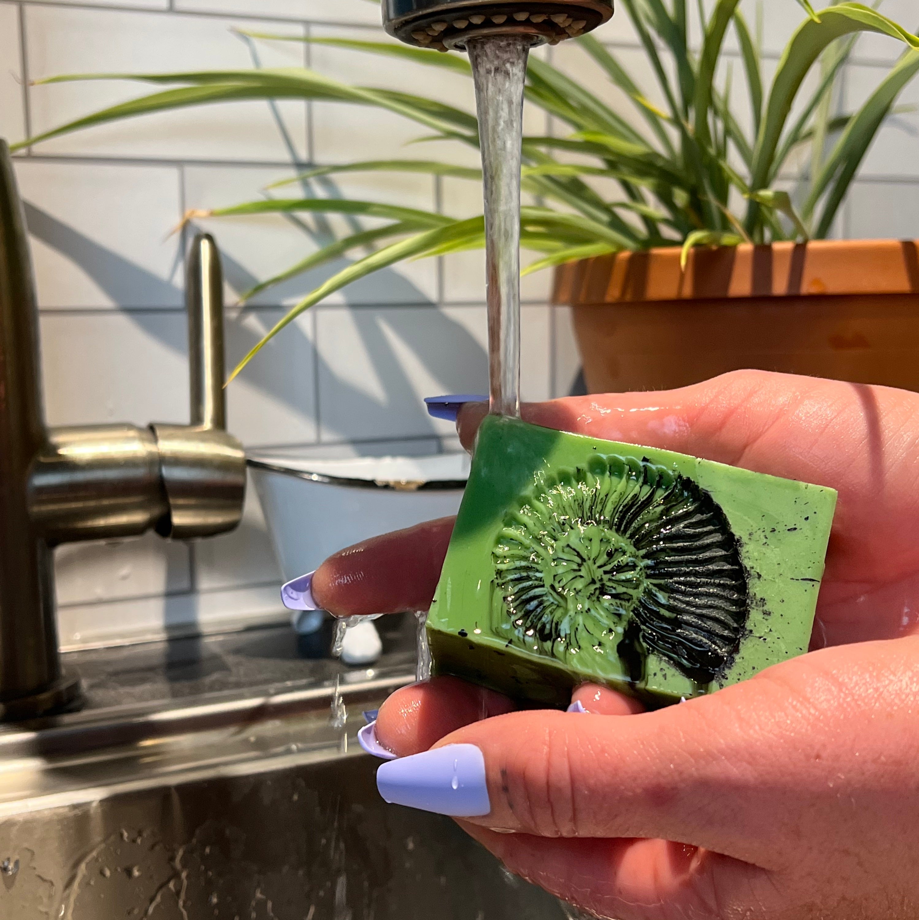 WSPC8453: Green Fairy Artisan Soap