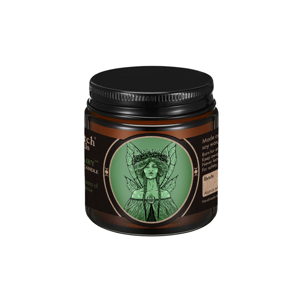 WSCGF1241: Candle, Green Fairy (3 oz)