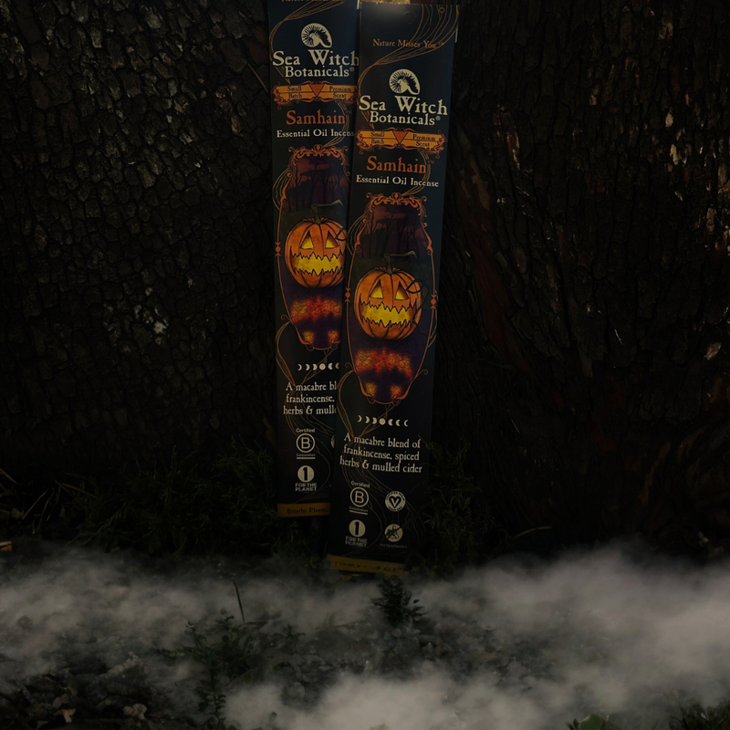 Samhain Premium Incense: With Frankincense, Spiced Herbs, & Mulled Cider