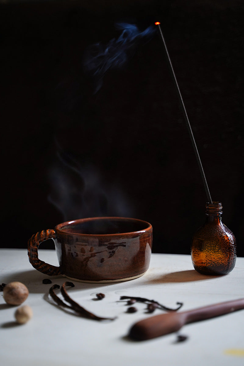 Mabon™ Incense: with All-Natural Coffee, Vanilla, Bergamot & Spices